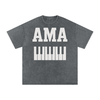 AMAPIANO ACID WASH OVERSIZED  T-SHIRT