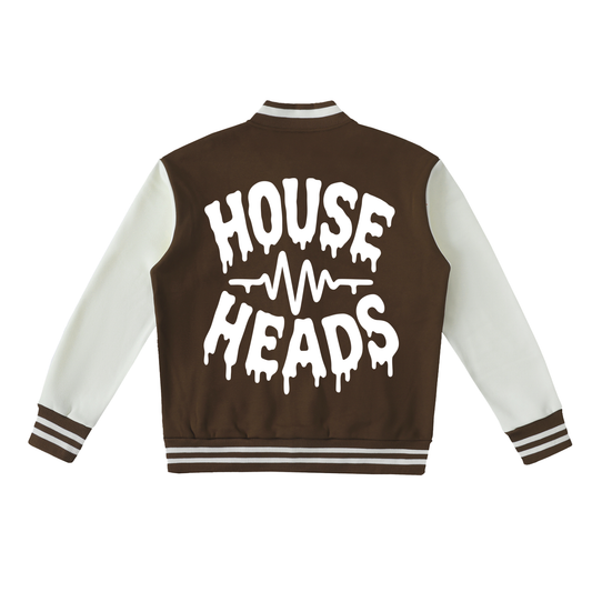 HOUSE HEADS VARSITY JACKET -TWO TONED FLEECE