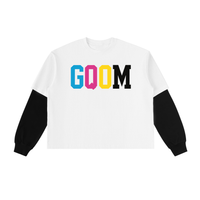 GQOM LAYERED CONTRAST SLEEVE T-SHIRT – LOG DRUM LIFE EDITION