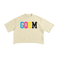GQOM x AMAWAVES FRENCH TERRY RAW EDGE TEE