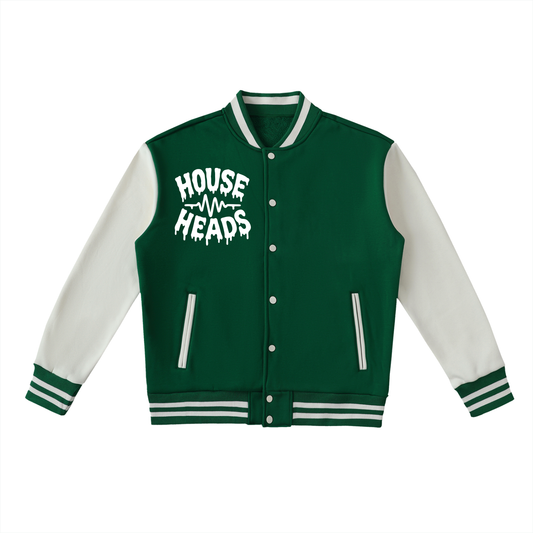 HOUSE HEADS VARSITY JACKET -TWO TONED FLEECE
