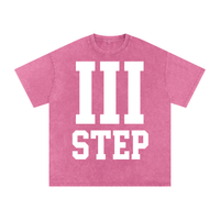 III STEP ACID WASH OVERSIZED T-SHIRT