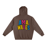 GQOM FLEECE HIGH-NECK HOODIE