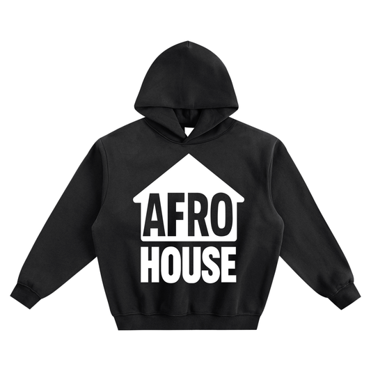 AFRO HOUSE FLOW FREQUENCY FLEECE BOXY HOODIE