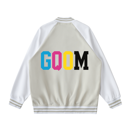 GQOM VARSITY JACKET - TWO TONE RAGLAN SLEEVE