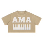 AMAPIANO SNOW WASH OVERSIZED CROP TOP