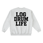 GQOM OVERSIZED CREWNECK SWEATSHIRT – LOG DRUM LIFE EDITION