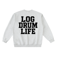 GQOM OVERSIZED CREWNECK SWEATSHIRT – LOG DRUM LIFE EDITION