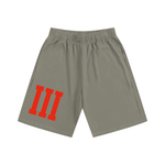 III STEP ESSENTIAL HEAVYWEIGHT COTTON SHORTS