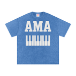 AMAPIANO ACID WASH OVERSIZED  T-SHIRT