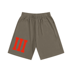 III STEP ESSENTIAL HEAVYWEIGHT COTTON SHORTS
