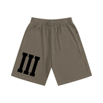 III STEP ESSENTIAL HEAVYWEIGHT COTTON SHORTS