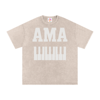 AMAPIANO ACID WASH OVERSIZED  T-SHIRT