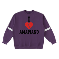 I ❤️ AMAPIANO / LOG DRUM LIFE OVERSIZED SWEATSHIRT