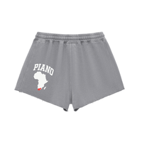 AMAPIANO SNOW WASH EDGE DRAWSTRING SHORTS