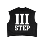 III STEP FRENCH TERRY BOXY TANK TOP