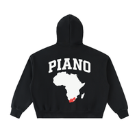 III STEP x PIANO HEAVYWEIGHT BOXY ZIP HOODIE