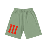 III STEP ESSENTIAL HEAVYWEIGHT COTTON SHORTS