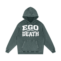 EGO DEATH x AFRO HOUSE SNOW-WASH HOODIE