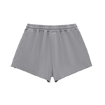AFRO HOUSE WOMEN'S SNOW WASH DRAWSTRING SHORTS
