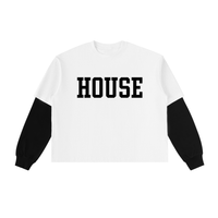 HOUSE CONTRAST SLEEVE LONG TEE – DANCE LIKE NO ONE'S WATCHING