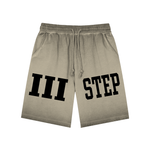 III STEP REVERSED-DYED SWEATSHORTS