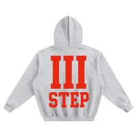 III STEP OVERSIZED BOXY FLEECE HOODIE