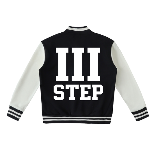 III STEP VARSITY JACKET- TWO-TONE FLEECE