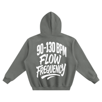 AFRO HOUSE FLOW FREQUENCY FLEECE BOXY HOODIE