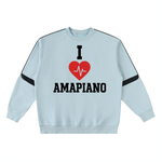 I ❤️ AMAPIANO / LOG DRUM LIFE OVERSIZED SWEATSHIRT