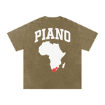 AMAPIANO ACID WASH OVERSIZED  T-SHIRT