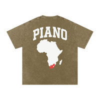 AMAPIANO ACID WASH OVERSIZED  T-SHIRT