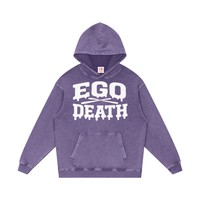 EGO DEATH x AFRO HOUSE SNOW-WASH HOODIE