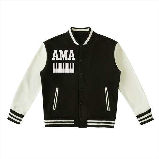 AMAPIANO VARSITY JACKET- SPECIAL EDITION - TWO TONED FLEECE
