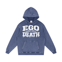 EGO DEATH x AFRO HOUSE SNOW-WASH HOODIE