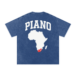 AMAPIANO ACID WASH OVERSIZED  T-SHIRT