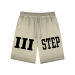 III STEP REVERSED-DYED SWEATSHORTS