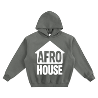 AFRO HOUSE FLOW FREQUENCY FLEECE BOXY HOODIE