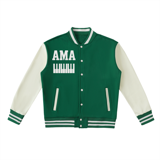 AMAPIANO VARSITY JACKET- SPECIAL EDITION - TWO TONED FLEECE