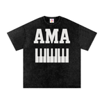 AMAPIANO ACID WASH OVERSIZED  T-SHIRT