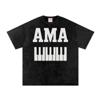 AMAPIANO ACID WASH OVERSIZED  T-SHIRT