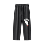 PIANO FRAYED ENZYME WASH FLEECE SWEATPANTS