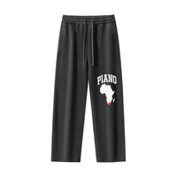 PIANO FRAYED ENZYME WASH FLEECE SWEATPANTS