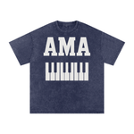 AMAPIANO ACID WASH OVERSIZED  T-SHIRT