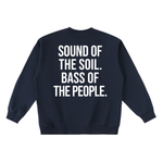 AFROHOUSE OVERSIZED CREWNECK SWEATSHIRT