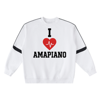 I ❤️ AMAPIANO / LOG DRUM LIFE OVERSIZED SWEATSHIRT