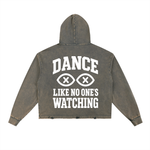 HOUSE HEADS VINTAGE WASH FRAYED-HEM HOODIE