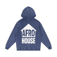 EGO DEATH x AFRO HOUSE SNOW-WASH HOODIE