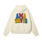 MULTI-COLOR  PIANO X AMA WAVES HEAVYWEIGHT HIDDEN POCKET HOODIE
