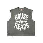 HOUSE DISTRESSED GROMMET EYELET TANK TOP